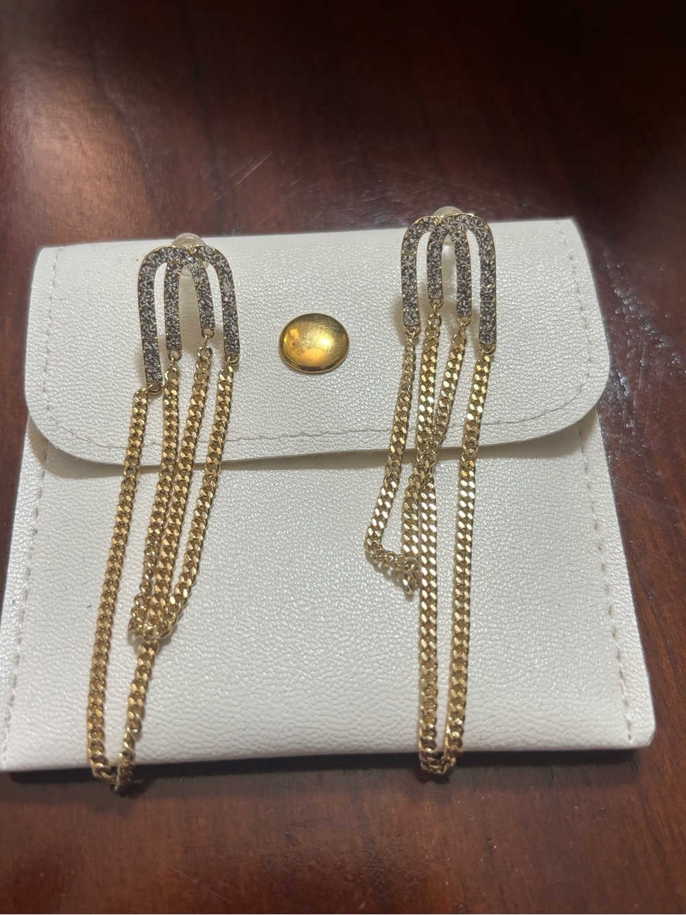 Gold bling Earrings